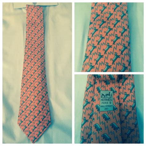 hermes tie bull bear|Bears and bulls tie .